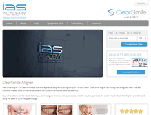 Tablet Screenshot of clearsmilealigner.com